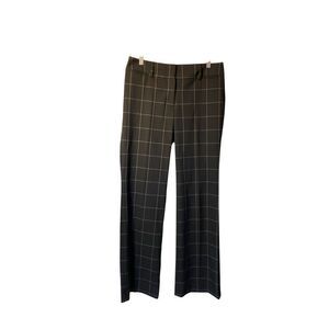 Loft, women’s dress pants, black and gray, straight leg trousers